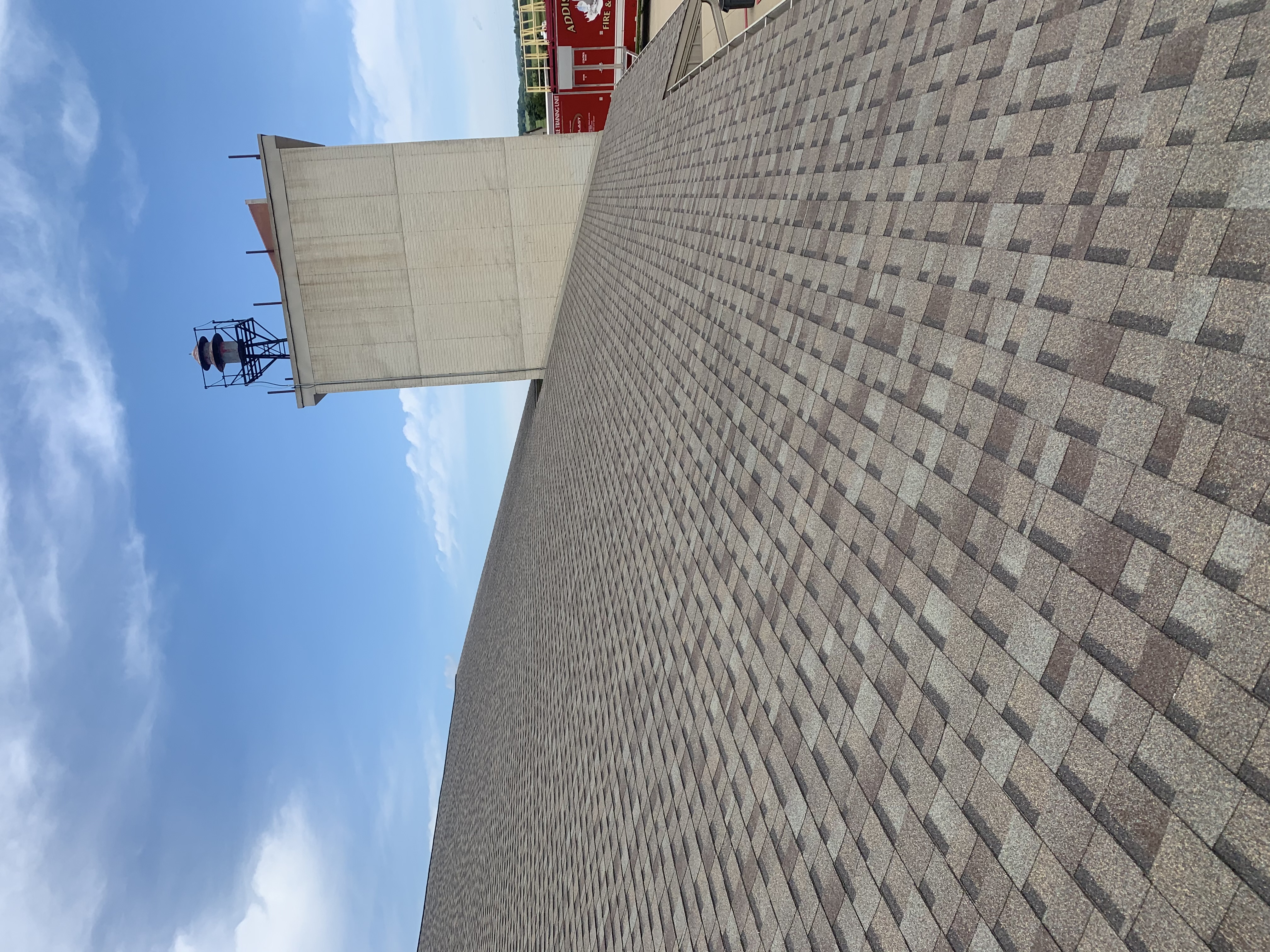 Commercial roofing project