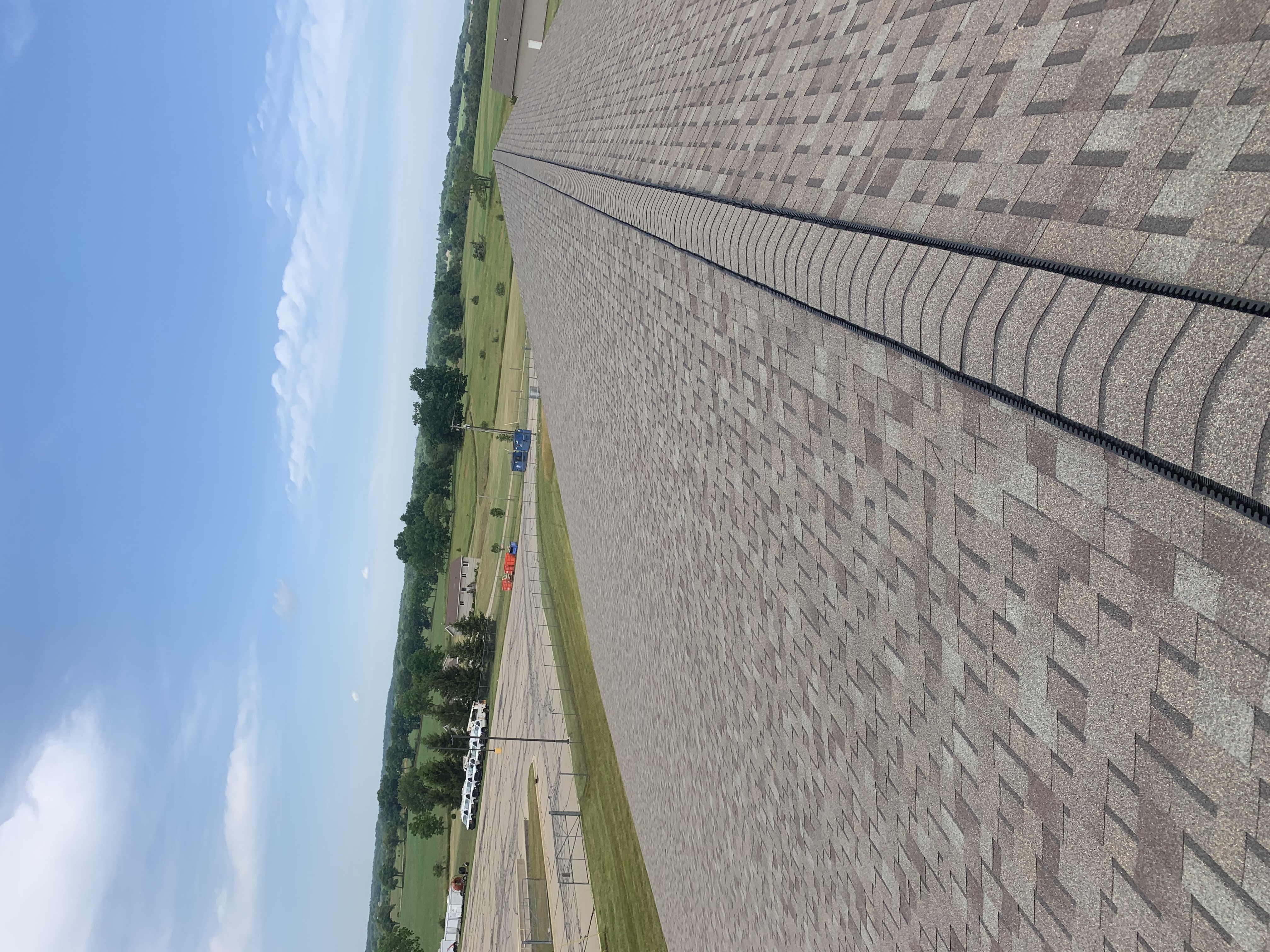 Commercial roofing project