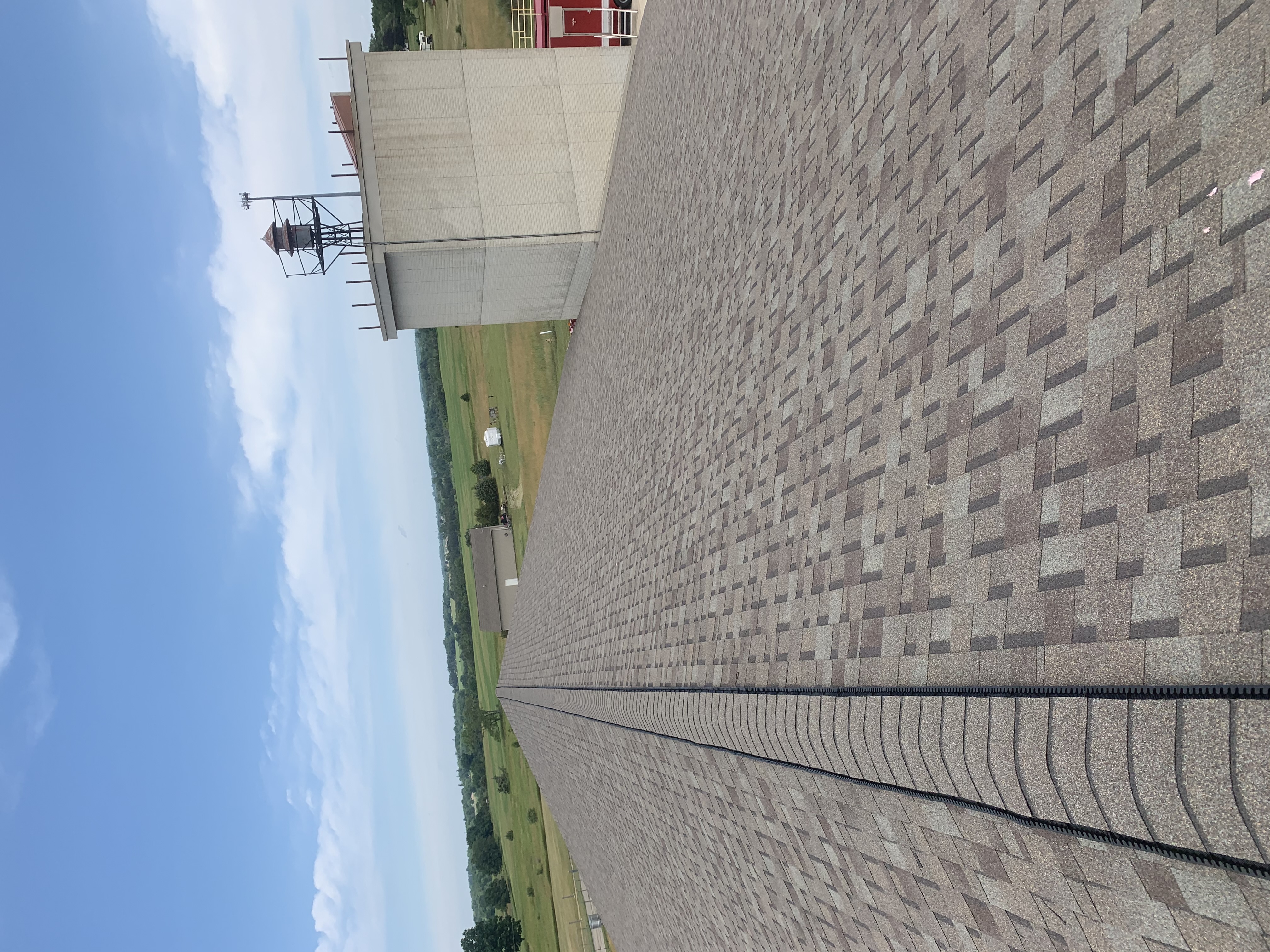 Commercial roofing project