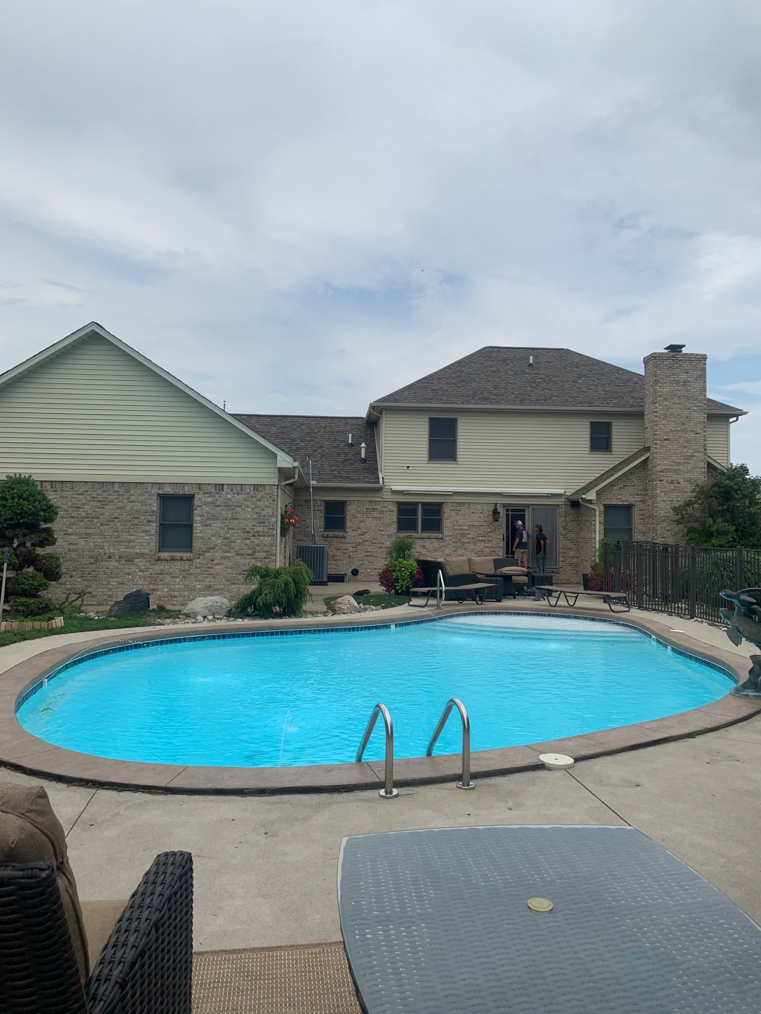 Residential roofing and renovation project